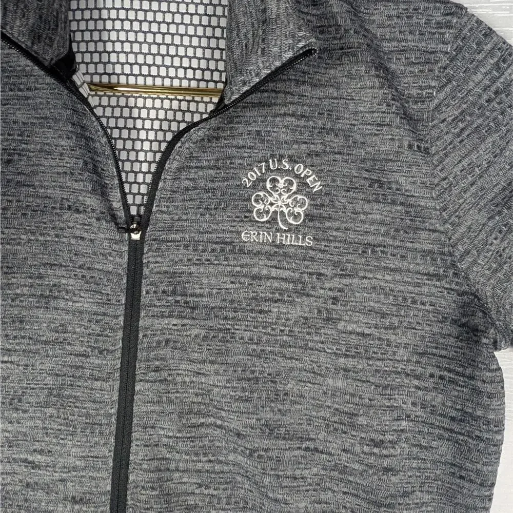 Nike Golf US Open Erin Hills Jacket Womens Large Grey Golf Jacket